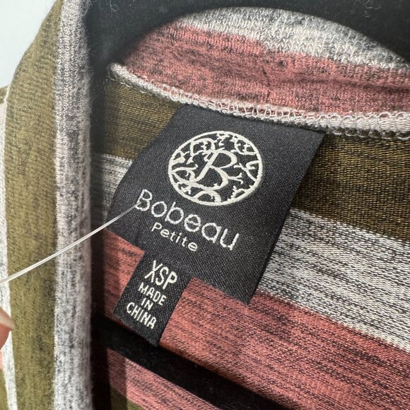 NWOT Stitch Fix | Bobeau Jemmy Brushed Striped Cardigan - Picture 3 of 6